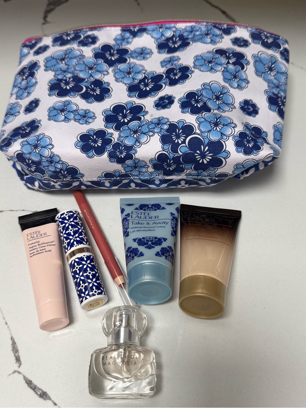 Estee Lauder Beau Magnolia Eau de Perfume, limited edition Rose Goddess lipstick